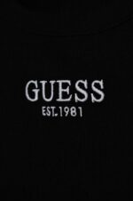GUESS T-SHIRT MIDI RIB TOP ΜΠΛΟΥΖΑ ΜΑΥΡΟ - Image 3