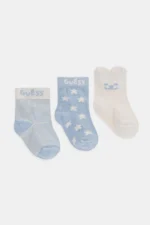 GUESS BABY SOCKS 3-PACK ΚΑΛΤΣΕΣ