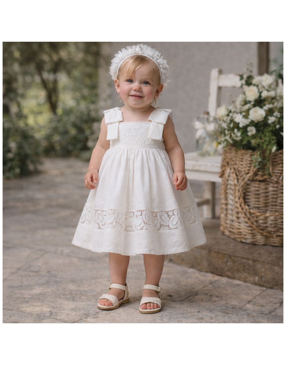 251E3139870_2_1776842283 LAPIN HOUSE BABY ΒΑΠΤΙΣΤΙΚΟ ΦΟΡΕΜΑ - Image 1