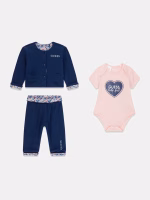 GUESS BABY SET ΜΠΟΥΦΑΝ, ΚΟΡΜΑΚΙ ΚΑΙ ΠΑΝΤΕΛΟΝΙ - Image 3