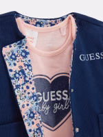 GUESS BABY SET ΜΠΟΥΦΑΝ, ΚΟΡΜΑΚΙ ΚΑΙ ΠΑΝΤΕΛΟΝΙ - Image 4