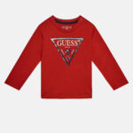 GUESS LS T-SHIRT CORE RED ΜΠΛΟΥΖΑ
