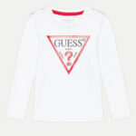 GUESS LS T-SHIRT CORE WHITE ΜΠΛΟΥΖΑ