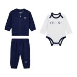 GUESS BABY SET JACQ ACT ΖΑΚΕΤΑ, ΚΟΡΜΑΚΙ ΚΑΙ ΠΑΝΤΕΛΟΝΙ - Image 2