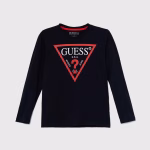 GUESS T-SHIRT BLACK ΜΠΛΟΥΖΑ ΜΑΚΡΥΜΑΝΙΚΟ