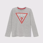 GUESS T-SHIRT GREY ΜΠΛΟΥΖΑ ΜΑΚΡΥΜΑΝΙΚΟ
