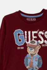 GUESS T-SHIRT ΜΠΛΟΥΖΑ ΜΑΚΡΥΜΑΝΙΚΟ - Image 3