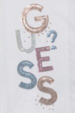 GUESS VISCOSE T-SHIRT ΜΠΛΟΥΖΑ ΜΑΚΡΥΜΑΝΙΚΟ - Image 3