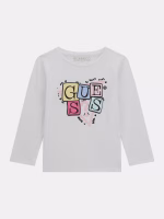 GUESS T-SHIRT ΜΠΛΟΥΖΑ ΜΑΚΡΥΜΑΝΙΚΟ