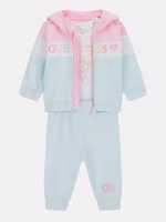 GUESS BABY SET ΖΑΚΕΤΑ, ΚΟΡΜΑΚΙ ΚΑΙ ΠΑΝΤΕΛΟΝΙ