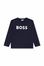 BOSS T-SHIRT ΜΠΛΟΥΖΑ ΜΑΚΡΥΜΑΝΙΚΟ