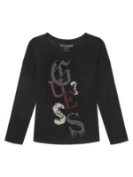 GUESS VSCOSE T-SHIRT ΜΠΛΟΥΖΑ ΜΑΚΡΥΜΑΝΙΚΟ