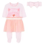 BILLIEBLUSH BABY SET ΦΟΡΜΑΚΙ ΦΟΡΕΜΑ ΜΕ ΚΟΔΕΛΑ