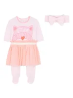BILLIEBLUSH BABY SET ΦΟΡΜΑΚΙ ΦΟΡΕΜΑ ΜΕ ΚΟΔΕΛΑ