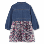 BILLIEBLUSH LEOPARD JEAN DRESS ΦΟΡΕΜΑ - Image 3