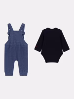 GUESS BABY SET ΣΑΛΟΠΕΤΑ ΚΑΙ ΚΟΡΜΑΚΙ - Image 3