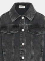 BILLIEBLUSH DENIM JACKET BLACK - Image 3