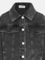BILLIEBLUSH DENIM JACKET BLACK - Image 3