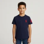 POLO RALPH LAUREN T-SHIRT BLUE - Image 3