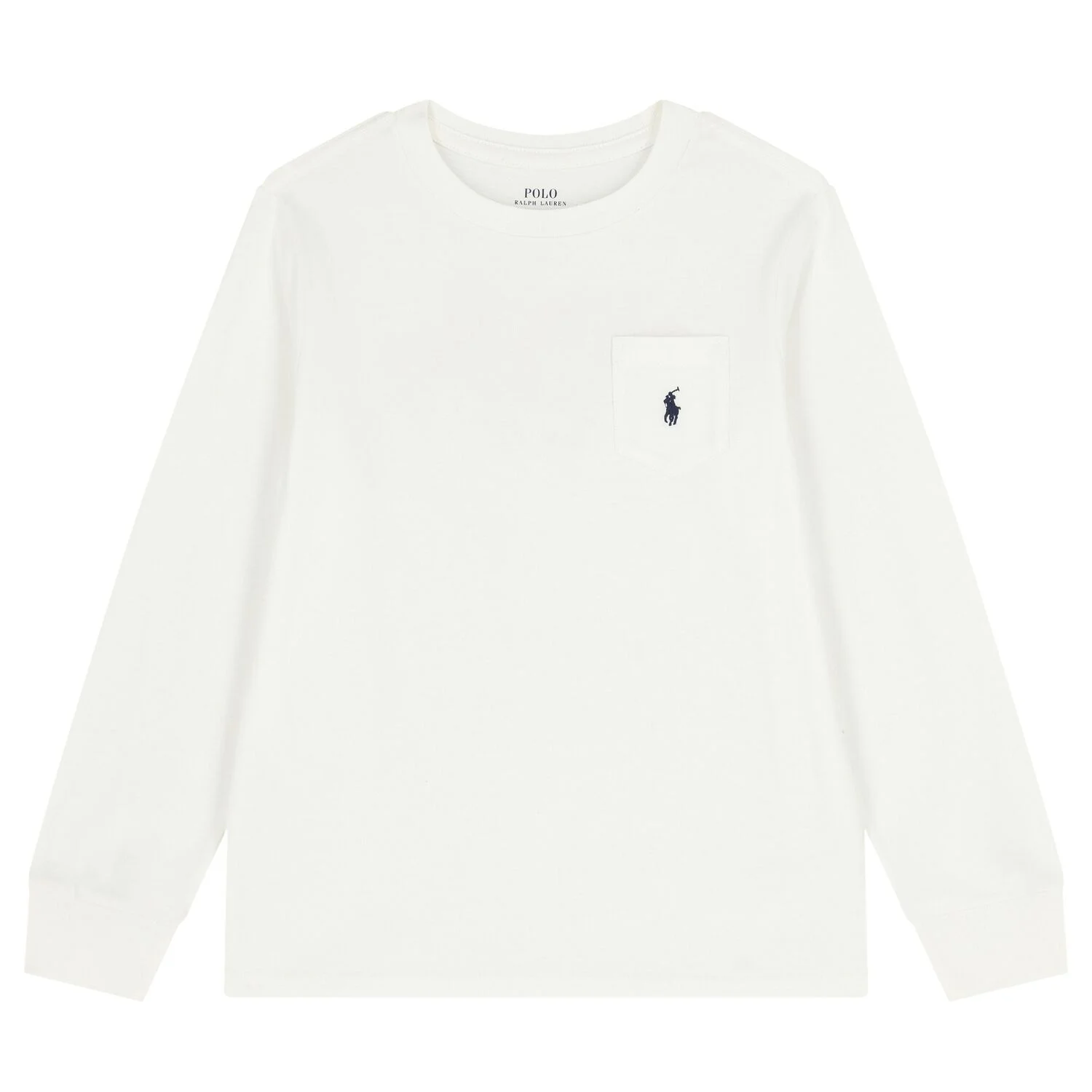 RL-A95737002-WHT-1 POLO RALPH LAUREN T-SHIRT ΜΠΛΟΥΖΑ ΜΑΚΡΥΜΑΝΙΚΟ - Image 1