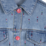 BILLIEBLUSH DENIM JACKET BLUE LIGHT - Image 3