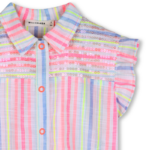 BILLIEBLUSH STRIPED SHIRT ΜΠΛΟΥΖΑ - Image 3