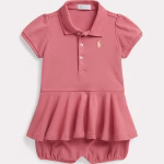 RALPH LAUREN POLO BABY PEPLUM SHORTALL ΦΟΡΜΑΚΙ