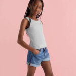 LEVI'S RIBBED TANK T-SHIRT TOP ΦΑΝΕΛΑΚΙ - Image 4