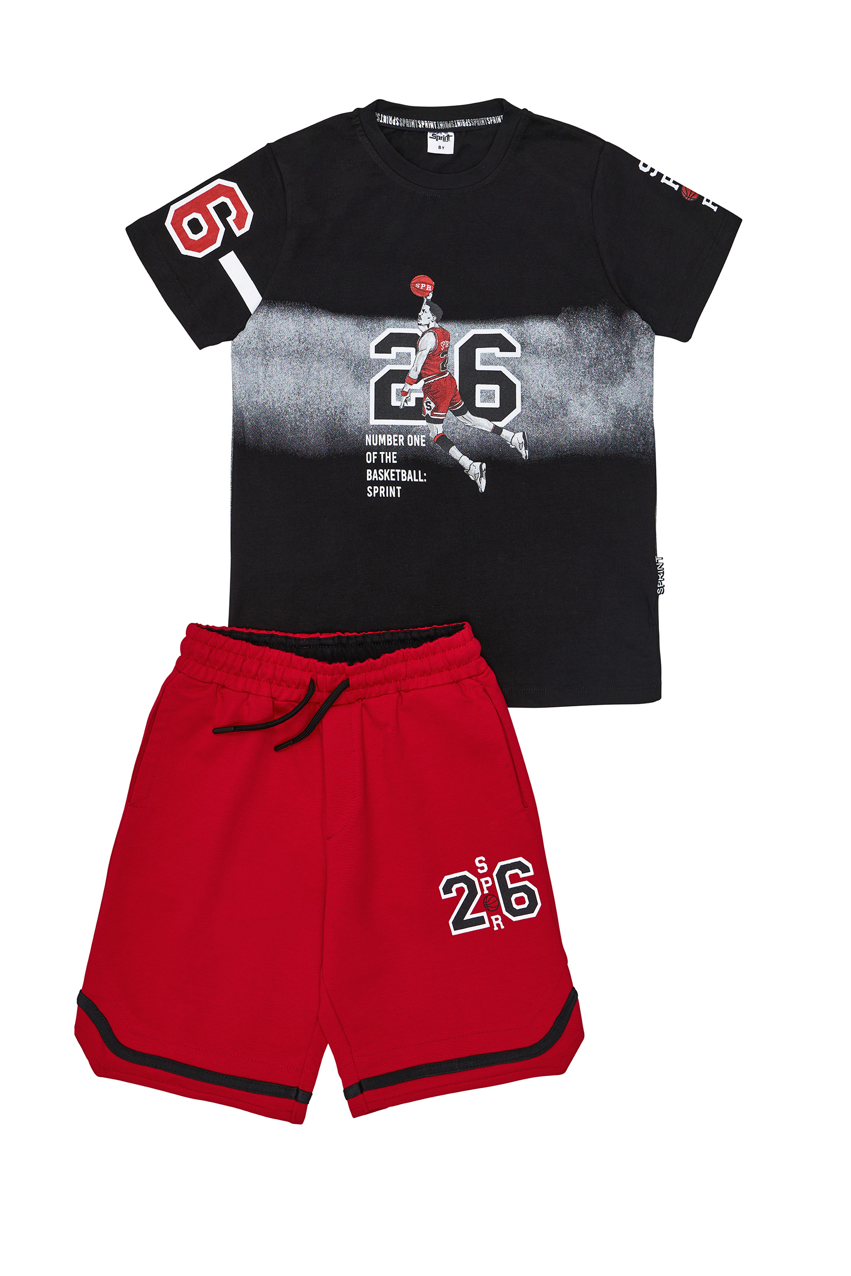 261-3019 BLACK A SPRINT SET NUMBER ON BASKETBALL - Image 1