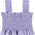 MOLO SET CROP TOP COOL & LONG SKIRT LILAC