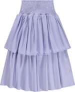 MOLO SET CROP TOP COOL & LONG SKIRT LILAC - Image 5