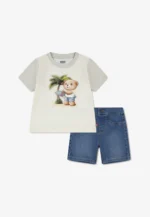 LEVI'S BABY SET PALM TEE ΜΠΛΟΥΖΑΚΙ & ΣΟΡΤΣΑΚΙ