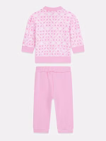 GUESS BABY SET ΖΑΚΕΤΑ & ΠΑΝΤΕΛΟΝΙ ΡΟΖ - Image 2