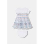 GUESS BABY SET DRESS MIXED FABRIC ΦΟΡΕΜΑ FLORAL - Image 2