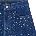 GUESS SHORTS RIGID DENIM STRASS ΣΟΡΤΣ - Image 3