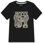 GUESS T-SHIRT SS ANGEL ΜΠΛΟΥΖΑ ΜΑΥΡΟ
