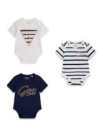 GUESS BABY SET 3PCS BODY ΚΟΡΜΑΚΙΑ
