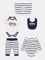 GUESS BABY SET ΚΟΡΜΑΚΙΑ, ΠΑΝΤΕΛΟΝΙ & ΣΑΛΙΑΡΑ