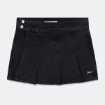 GUESS SKORT RIGID DENIM ΣΟΡΤΣ ΦΟΥΣΤΑ ΠΛΙΣΕ
