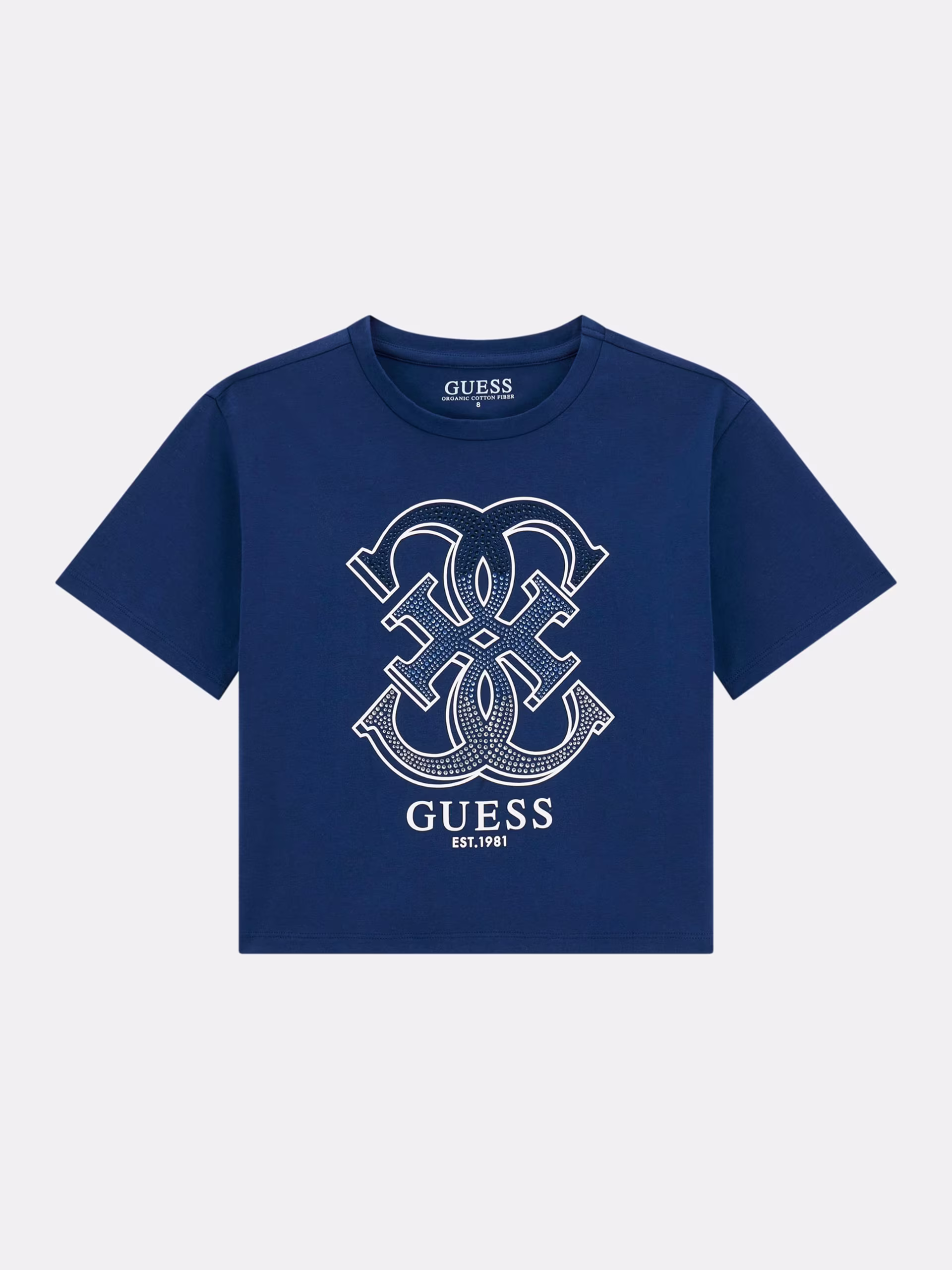 J6RI28K6YW4-G7HR GUESS T-SHIRT MIDI ΜΠΛΟΥΖΑ ΜΠΛΕ - Image 1
