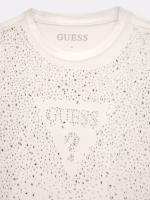 GUESS T-SHIRT SS MIDI ΜΠΛΟΥΖΑ ΜΕ ΣΤΡΑΣΑΚΙΑ - Image 3