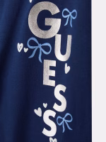 GUESS LEGGINGS ΚΟΛΑΝ ΜΠΛΕ - Image 3