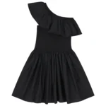 MOLO DRESS RUFFLED BLACK ΦΟΡΕΜΑ - Image 2