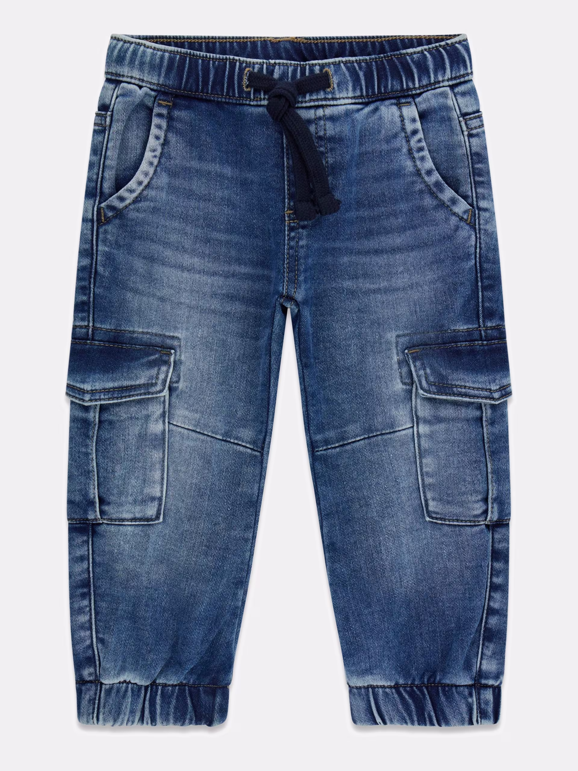 N6RA05D5FQ0-MKNT GUESS PANTS RELAXED JEAN GARGO ΠΑΝΤΕΛΟΝΙ - Image 1