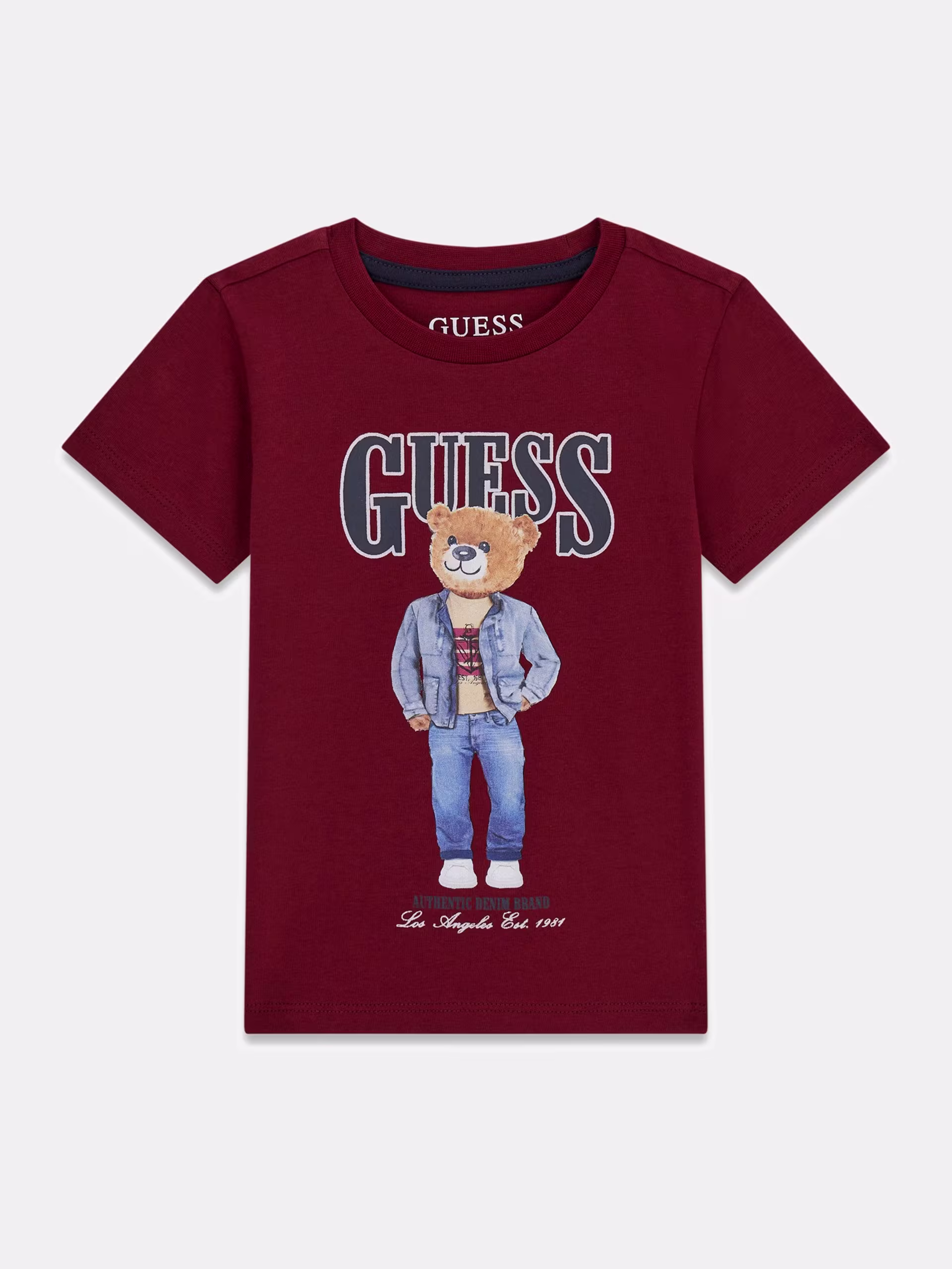 N6RI05K8HM4-G577 GUESS T-SHIRT TEDDY ΜΠΛΟΥΖΑ KOKKINO - Image 1