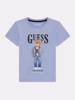 GUESS T-SHIRT TEDDY ΜΠΛΟΥΖΑ ΓΑΛΑΖΙΟ