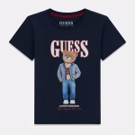 GUESS T-SHIRT TEDDY ΜΠΛΟΥΖΑ ΜΠΛΕ