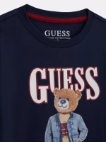 GUESS T-SHIRT TEDDY ΜΠΛΟΥΖΑ ΜΠΛΕ - Image 3