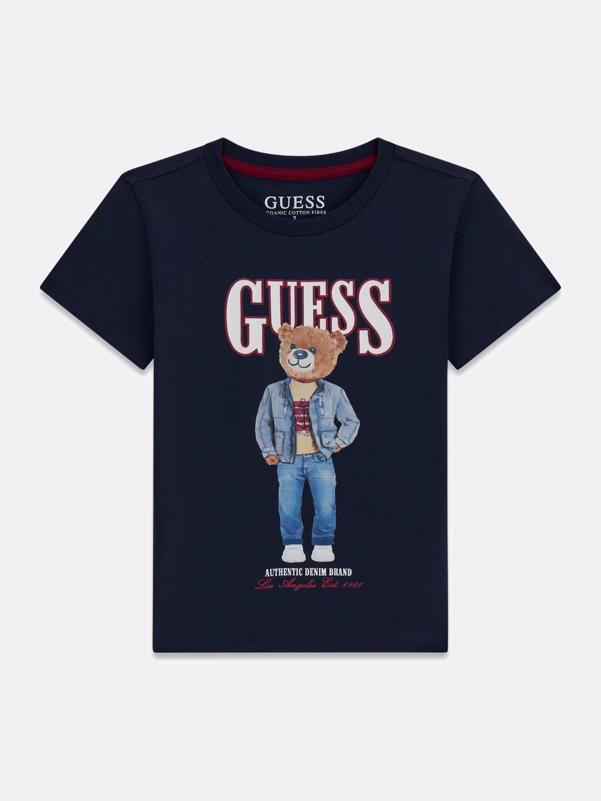 N6RI05K8HM4-G7V2 GUESS T-SHIRT TEDDY ΜΠΛΟΥΖΑ ΜΠΛΕ - Image 1