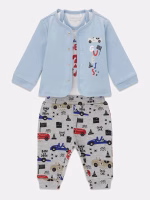 GUESS BABY SET CAR ΖΑΚΕΤΑ, ΠΑΝΤΕΛΟΝΙ & ΚΟΡΜΑΚΙ - Image 3